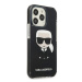 Karl Lagerfeld KLHCP13XTPEIKK hard silikonové pouzdro iPhone 13 Pro MAX 6.7" black Iconik Karl