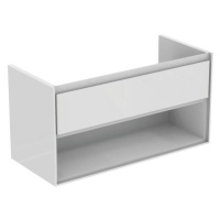 Ideal Standard Connect Air koupelnová skříňka pod umyvadlo 100x44x51,7 cm bílá lesk/světle šedá