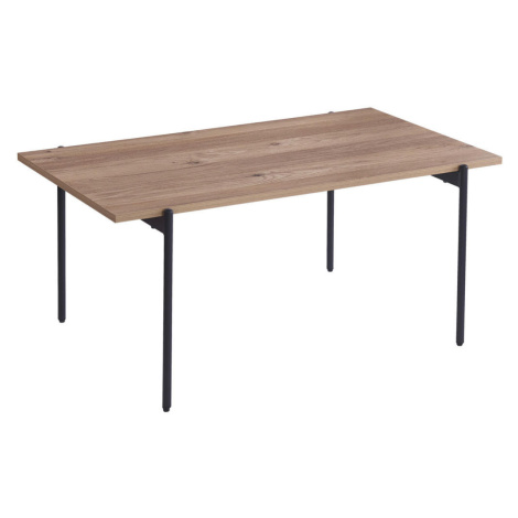 Ti'me KONFERENČNÍ STOLEK, černá, barvy dubu, kov, kompozitní dřevo, 100/60/45 cm