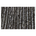 Tapibel Kobercový čtverec Coral Lines 60345-50 šedo-černý - 50x50 cm