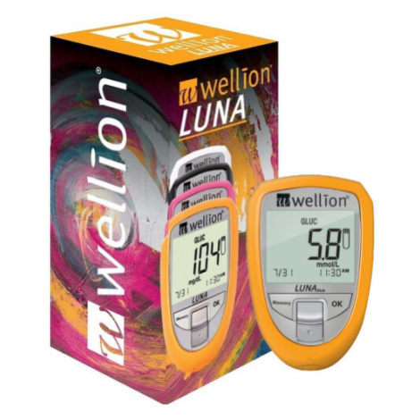 Wellion LUNA TRIO set glukometr žlutý