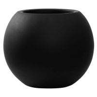 Květináč Beth, barva černá, více velikostí - PotteryPots Velikost: S - v. 25 cm, ⌀ 31 cm