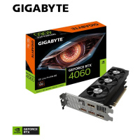 GIGABYTE VGA NVIDIA GeForce RTX 4060 Low Profile OC 8G, 8G GDDR6, 2xDP, 2xHDMI