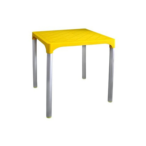 MEGAPLAST Stůl zahradní VIVA, žlutý 72cm