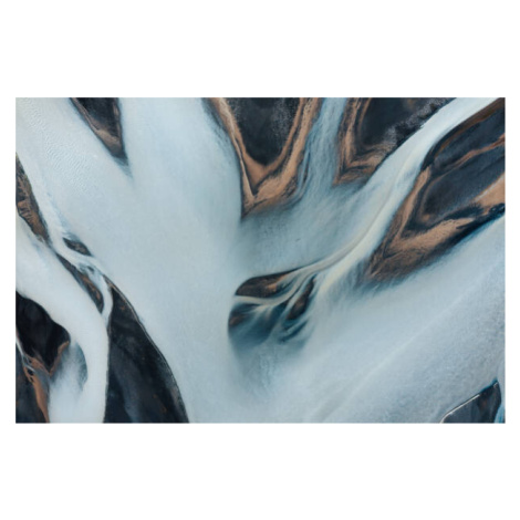 Ilustrace Glacial River, Iceland, borchee, 40x26.7 cm