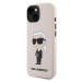 Zadní kryt Karl Lagerfeld Liquid Silicone Ikonik NFT pro Apple iPhone 15, pink