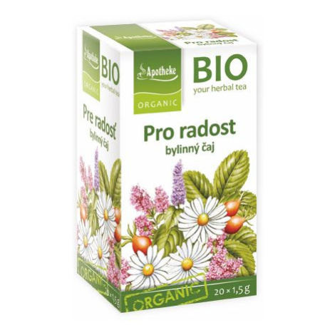 Apotheke BIO Pro radost bylinný čaj 20x1,5 g