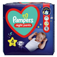 Pampers Night Pants vel. 4 9–15 kg dětské plenkové kalhotky 25 ks