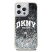 Zadní kryt DKNY Liquid Glitter Arch Logo pro Apple iPhone 14 Pro, černá