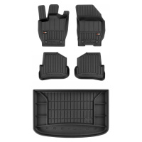 Set 3D Gumové rohože a rohož do kufru Audi A1 8X 2010-2018 hatchback