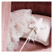 Cotton &amp; Sweets Boho polštář s bublinkami pudrově růžový 44x44 cm