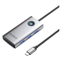 Dokovací stanice HUB 6v1 Orico USB-C, HDMI, 3xUSB (šedá)