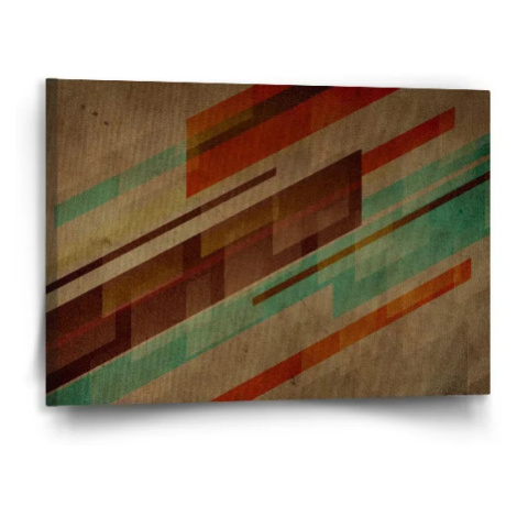 Obraz Hnědá abstrakce - 90x60 cm