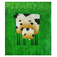 Obraz - Kráva s telátkem