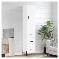 vidaXL Skříň highboard bílá 34,5 x 34 x 180 cm kompozitní dřevo