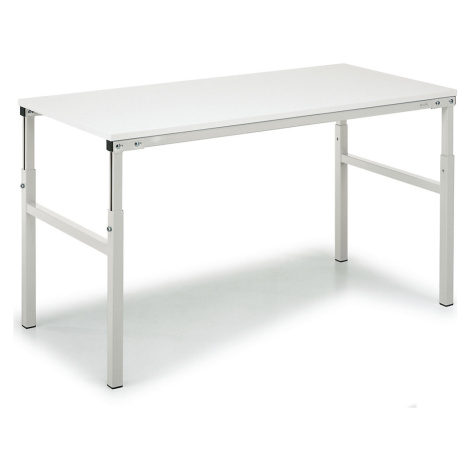 Treston Pracovní stůl v ESD provedení, výška 650 - 900 mm, š x h 1500 x 500 mm