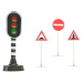 Kids Globe Traffic semafor na baterie se světlem + 3 značky