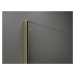 MEXEN/S Kioto Sprchová zástěna WALK-IN 120 x 80 cm, transparent, zlatá 800-120-202-50-00-080