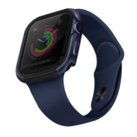 UNIQ Valencia kovové pouzdro Apple Watch Serie 4/5/6/SE (44mm) modré