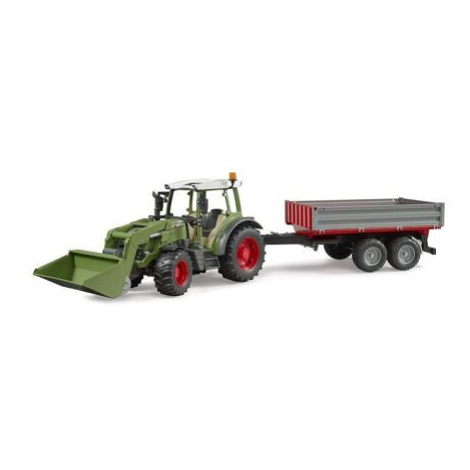 Bruder Traktor FENDT Vario + vůz, čelní nakladač Brüder Mannesmann