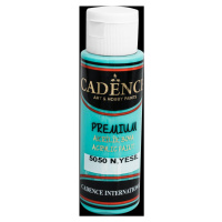 Akrylová barva Cadence Premium - tyrkysová světlá / 70 ml