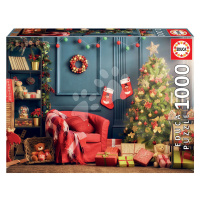 Puzzle Genuine Christmas Corner Educa 1000 dílků a Fix lepidlo