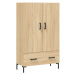 vidaXL Skříň highboard dub sonoma 69,5 x 31 x 115 cm kompozitní dřevo