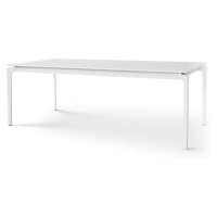 Stůl MORE, 100 x 220 cm, bílý laminát a bílá základna - Eva Solo