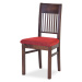Židle Samba P - látka Barva korpusu: Bílá, látka: Micra marone