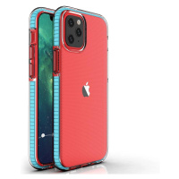 Gelové pouzdro Spring Case s barevným rámečkem pro iPhone 13 Pro Max světle modré