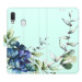 iSaprio flip pouzdro Blue Flowers pro Samsung Galaxy A20e