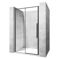 Rea Průhledné sprchové dveře 900x1950 Solar Black K6319