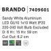 Nova Luce Vestavné výklopné svítidlo Brando - max. 10 W, GU10, pr. 60 x 590 mm, bílá NV 7409601