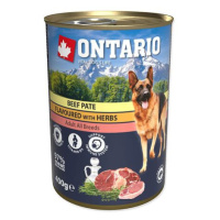 Konzerva ONTARIO hovězí paté s bylinkami 400 g