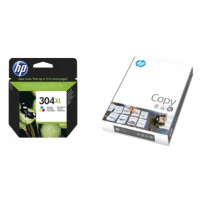 Originální inkoust Hp 304XL Barva N9K07AE Kancelářský papír Hp Copy