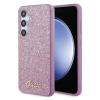 Kryt Guess GGUHCS24MHGGSHU S24+ S926 purple hardcase Glitter Script (GUHCS24MHGGSHU)