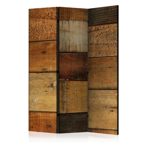Paraván Wooden Textures Dekorhome 225x172 cm (5-dílný) Artgeist