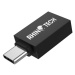 Redukce RhinoTech USB-A 3.0 na USB-C, černá