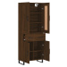 vidaXL Skříň highboard hnědý dub 69,5 x 34 x 180 cm kompozitní dřevo