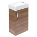 Koupelnová skříňka s umyvadlem Jika Litt 40x22,1x67,5 cm třešeň H4535111753081