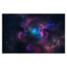 Fotografie Blue and pink nebula, kevron2001, (40 x 24.6 cm)