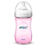 AVENT Láhev Natural 260 ml, 1 ks růžová