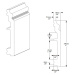 ORAC Decor ORAC podlahová lišta SX173 - Lišta 2000x100x16 mm