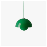 &Tradition &Tradiční závěsné svítidlo Flowerpot VP1, Ø 23 cm, signální zelená