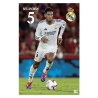 Plakát, Obraz - Real Madrid - 2024/2025 Bellingham, 61 × 91.5 cm