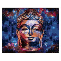 Diamondi - HVĚZDNÝ BUDDHA II, 40x50 cm, bez rámu a bez vypnutí plátna