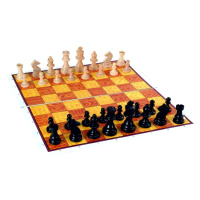 DETOA Šachy dřevěné - společenská hra společenská hra v krabici - Detoa