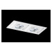 BPM Vestavné svítidlo Aluminio Blanco, bílá, 6LEDx3W, 230V 4936 4267LED1.D40.3K