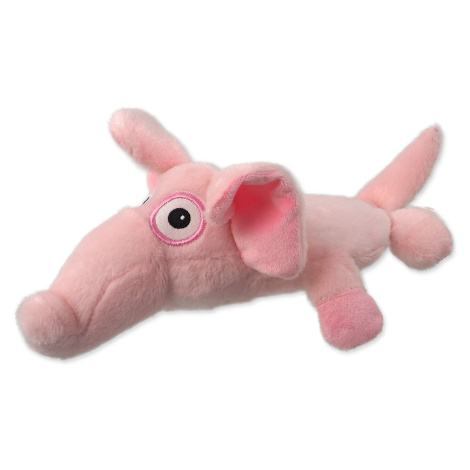Dog Fantasy Hračka Silent Squeak slon růžový 26 cm