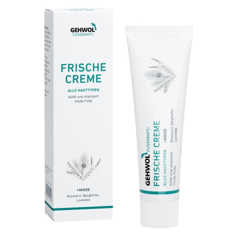 Gehwol Fusskraft Frische Creme Mint Chladivý balzám na nohy 75 ml